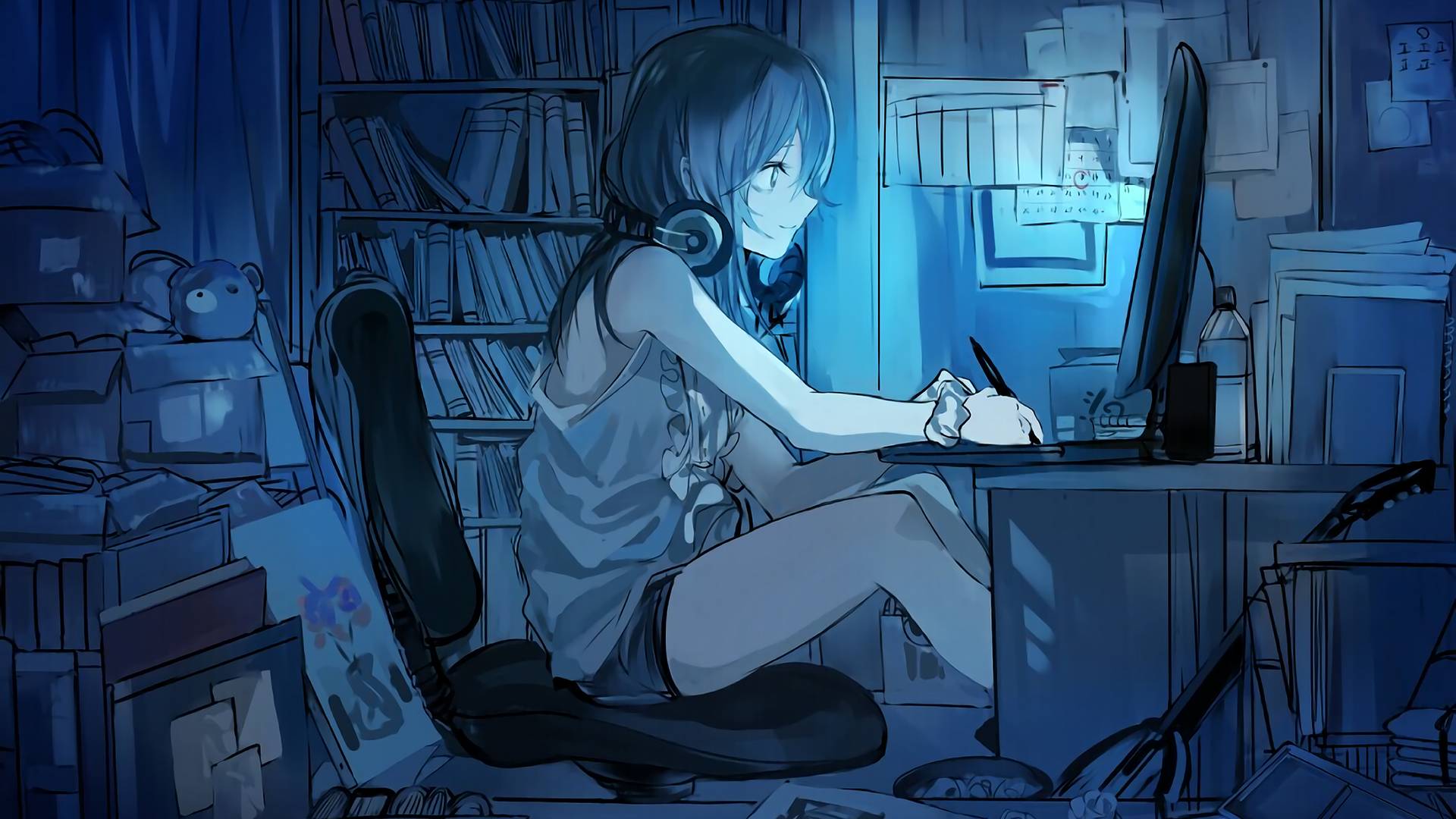 动漫女孩
