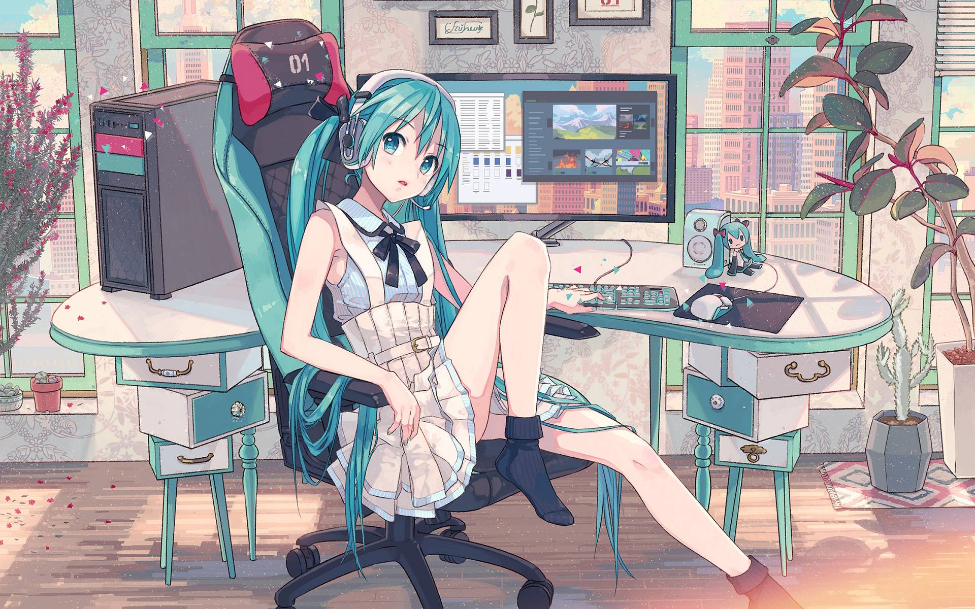 动漫女孩