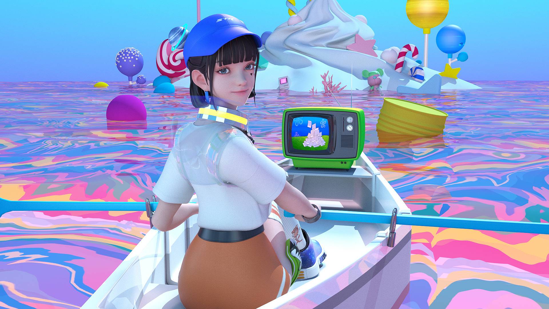 动漫女孩